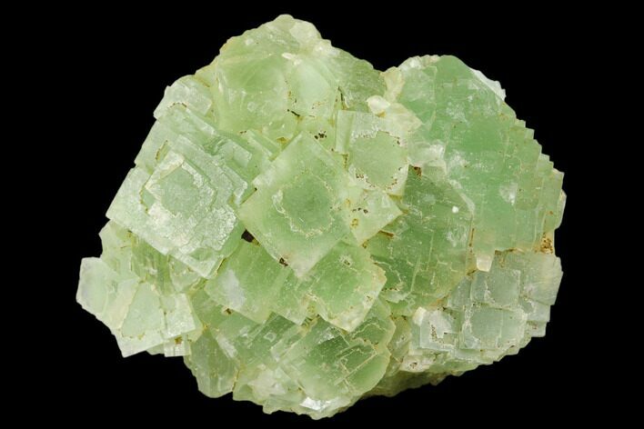 Light-Green, Cubic Fluorite Crystal Cluster - Morocco #174000